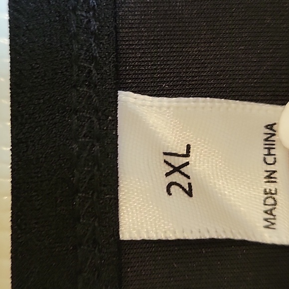 SHEIN Pearl Beaded Black Dress 2XL Waistshaper Fit & Flare - Picture 3 of 5